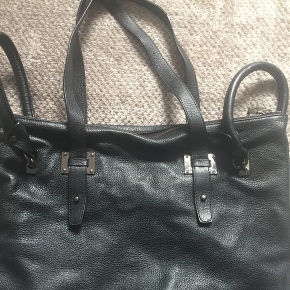 Kenneth Cole Pebbled Leather Shoulder Bag - Picture 8 of 14